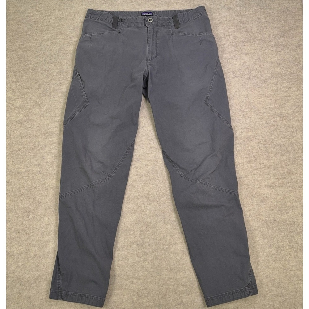 Patagonia Venga Rock Climbing Pants Mens 38x32 Gray Gorpcore Hiking Outdoor